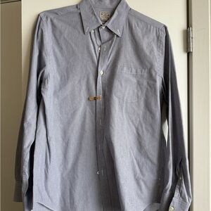 JCrew Men’s Blue/White Stripe Button-Down Shirt